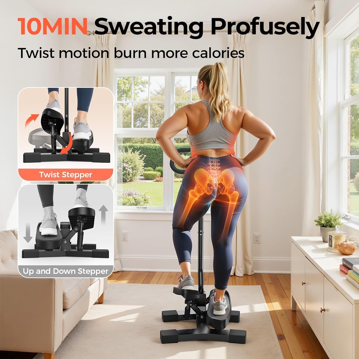 Sportsroyals Stepper met Handvat & Weerstandsbanden | -29%