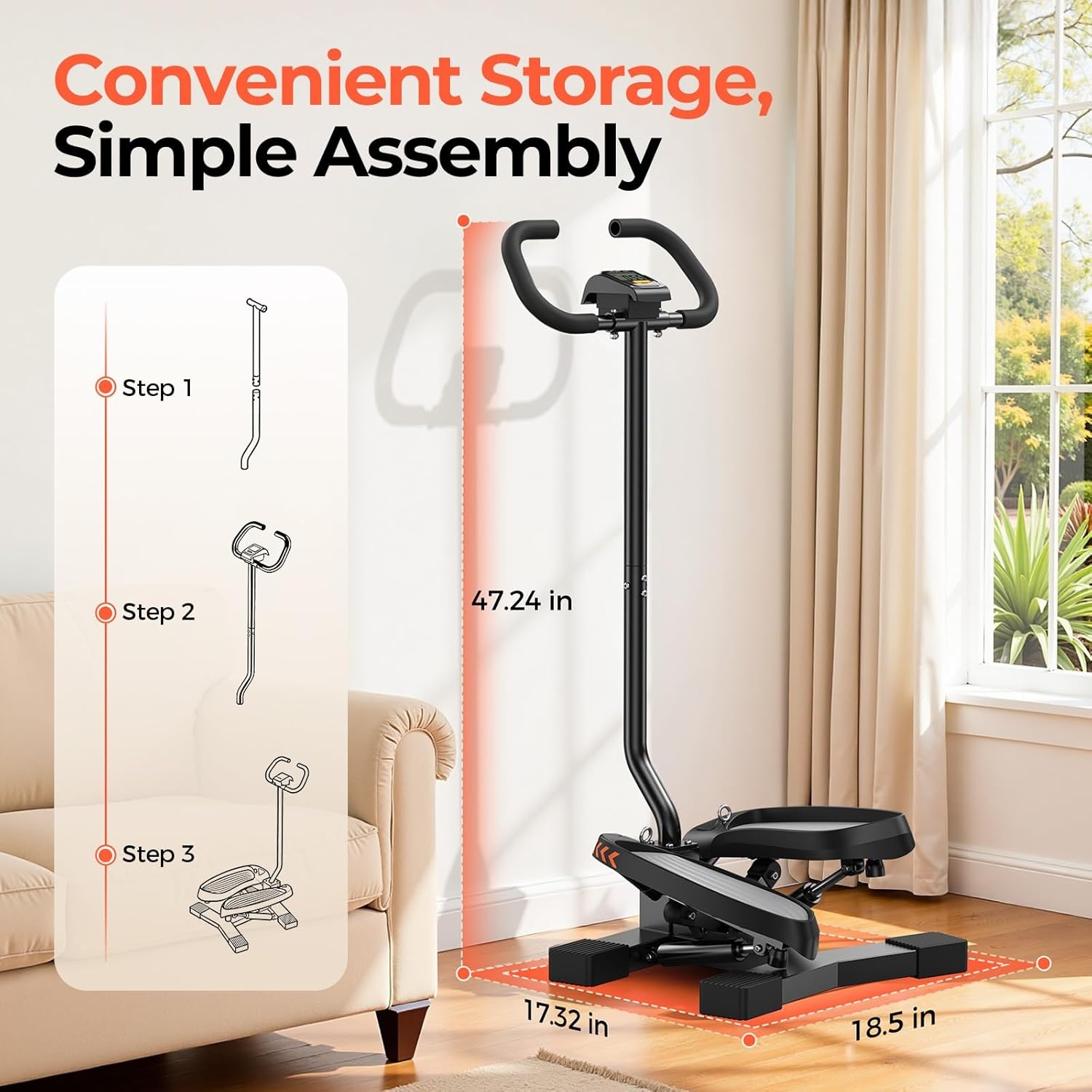 Sportsroyals Stepper met Handvat & Weerstandsbanden | -29%