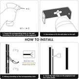 LED Buitenmuurlamp 80cm - 16W Koel Wit (6000K) - 28% Korting