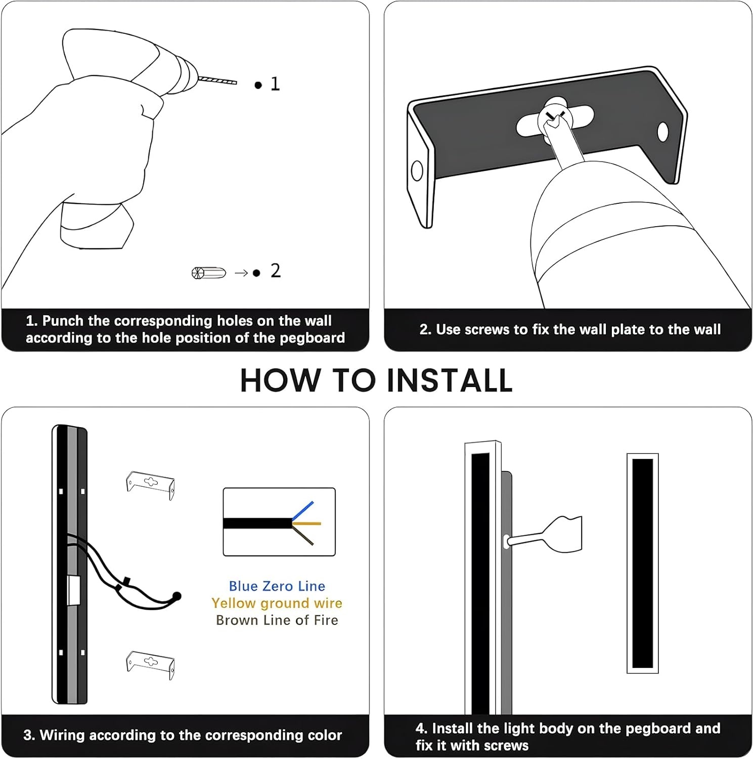 LED Buitenmuurlamp 80cm - 16W Koel Wit (6000K) - 28% Korting