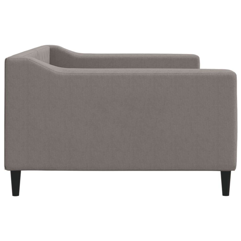 vidaXL Slaapbank 100x200 cm stof taupe - 34% korting!