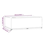 vidaXL Tuinmeubelhoes - Rechthoekig 230x165x80 cm - 51% Korting