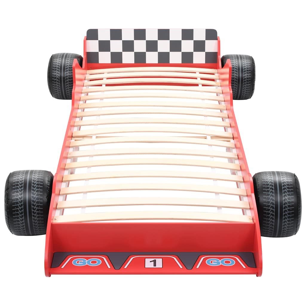 vidaXL Kinderbed Raceauto Rood 90x200 cm - 34% Korting!