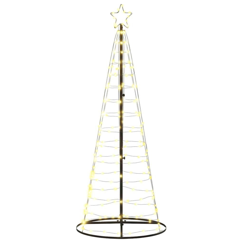 vidaXL LED-kerstboom 200 LEDs warm wit 182 cm - 62% Korting!