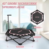 Fitness Trampoline Ø106,5 cm - Opvouwbaar met Handgreep | 29% Korting