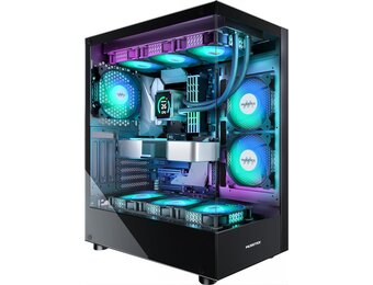 MUSETEX K2 PC-behuizing met 6x ARGB Fans, 53% Korting!