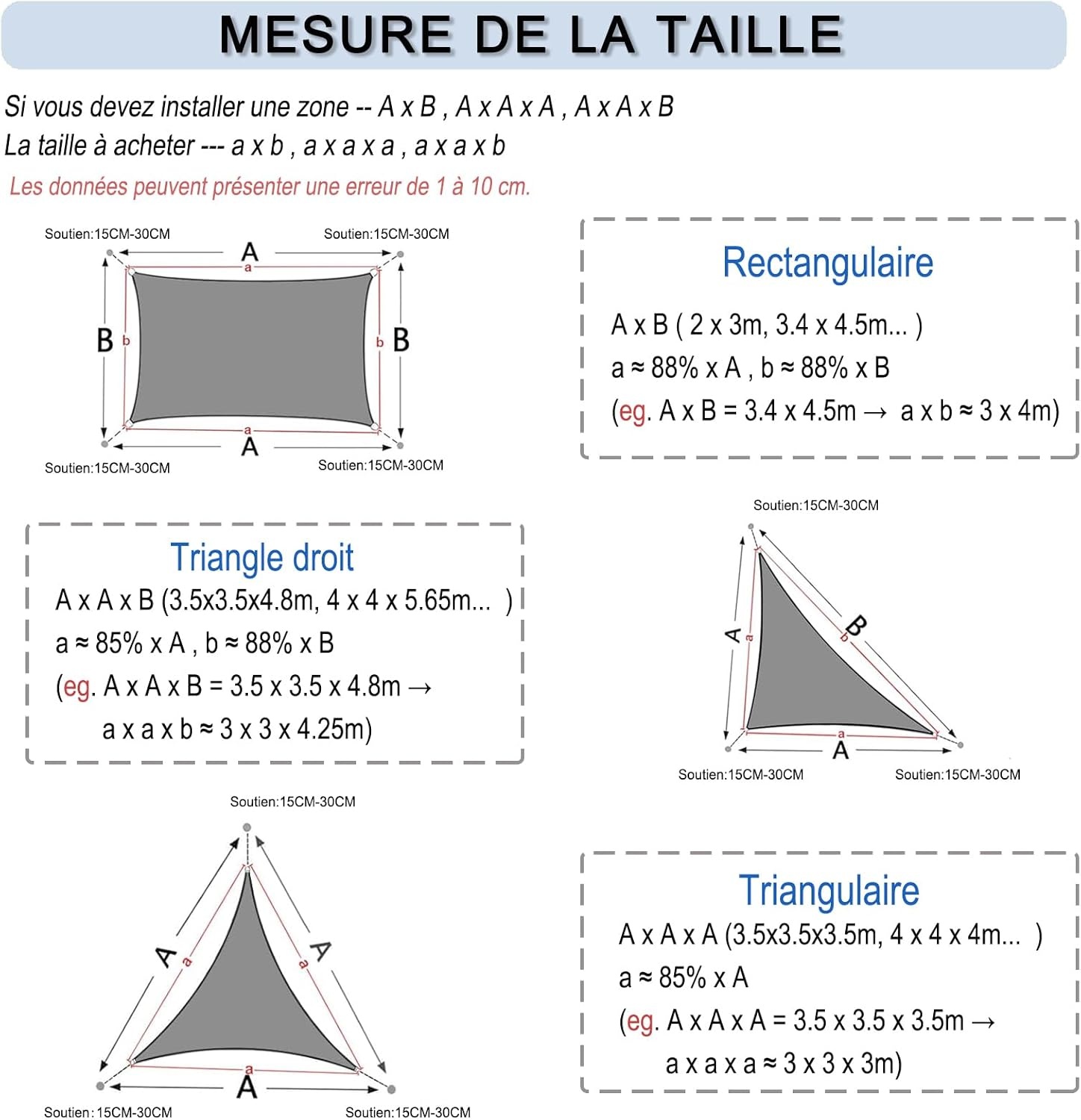 Sunnylaxx Crème Voile d'ombrage 4x6m Rectangulair - 29% Korting!