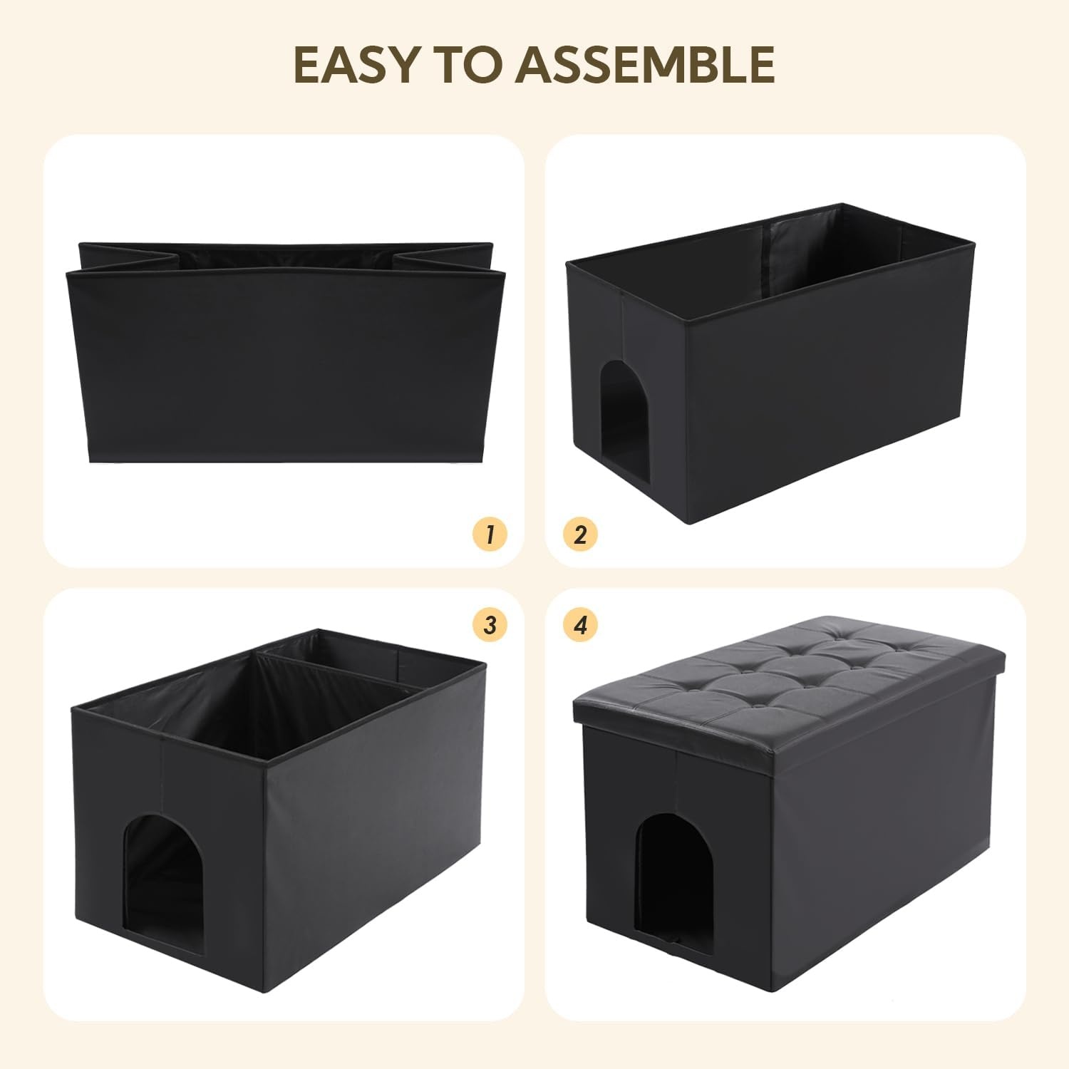 MEEXPAWS Kattenbakbehuizing Extra Groot - 28% Korting!