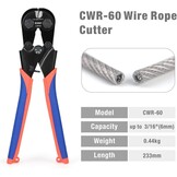 iCrimp CWR-60 Draadsnijder: Staaldraad, Vliegtuigkabel, Pianodraad - Nu 23% Korting!