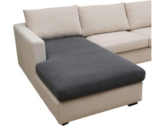 Eismodra L-Hoek Sofahoes Donkergrijs - 3 Zits, Elastisch & Makkelijk - 32% Korting