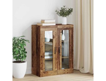 vidaXL Wandkast Bruin Bewerkt Hout - 69.5x34x90cm | 33% Korting