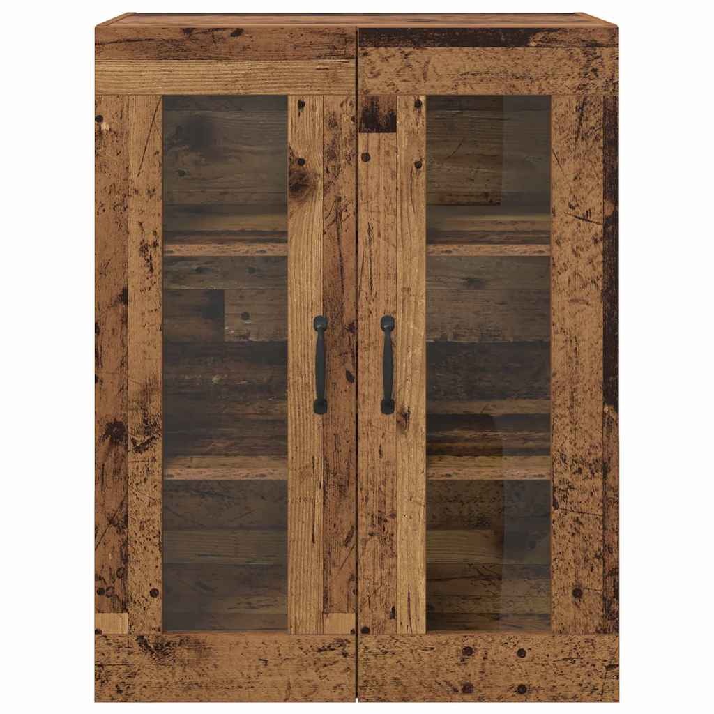 vidaXL Wandkast Bruin Bewerkt Hout - 69.5x34x90cm | 33% Korting