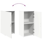 vidaXL Opbergkast 50x45x103,5 cm Wit - Retourdeal met 54% Korting!