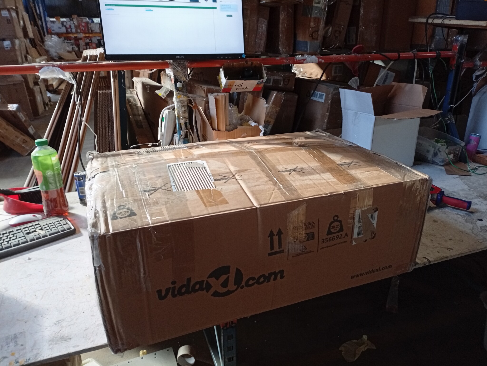 vidaXL Massagestoel (54% korting) - Verstelbaar, Blauw Fluweel