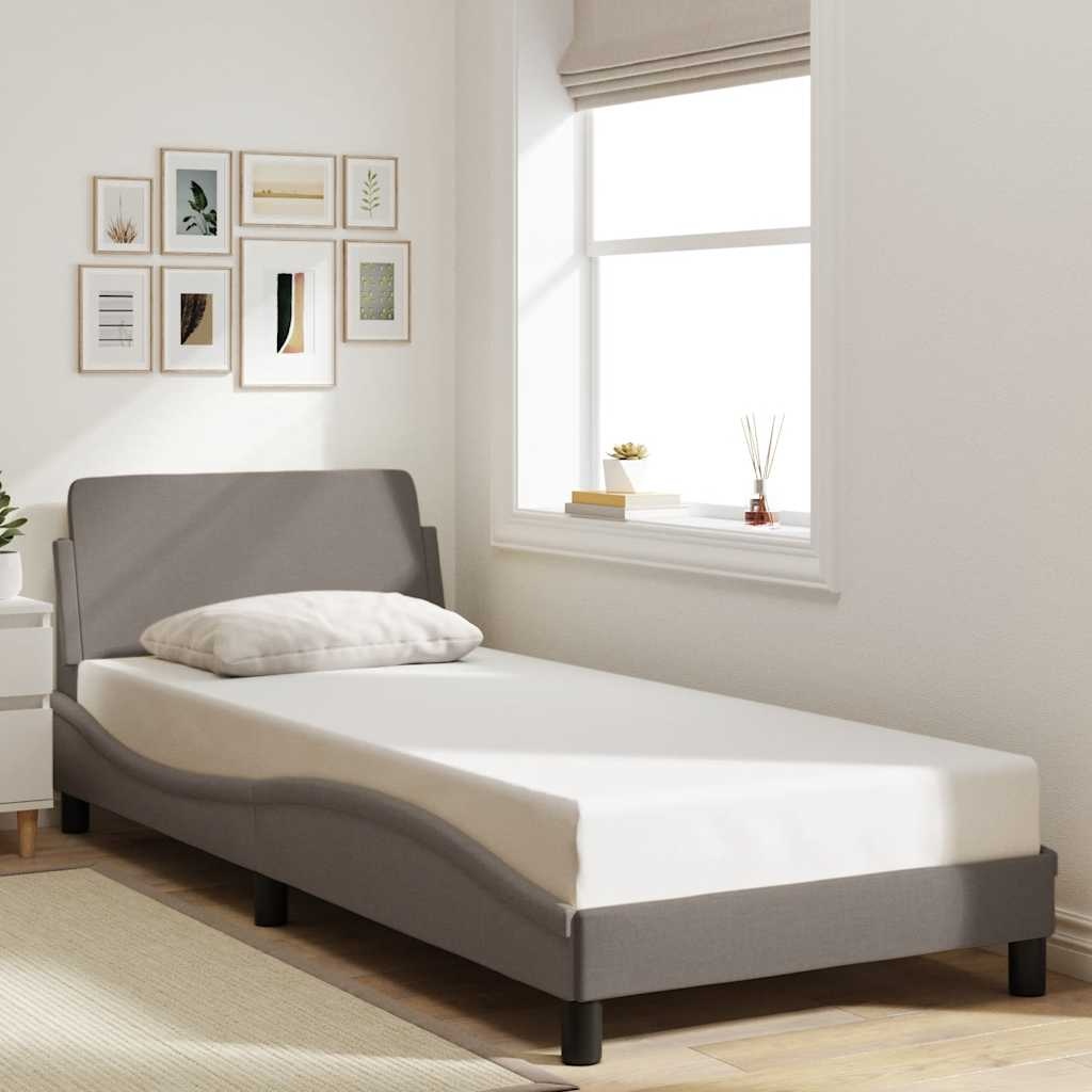 vidaXL Bedframe Taupe - 40% Korting - 80x200 cm - Geretourneerd