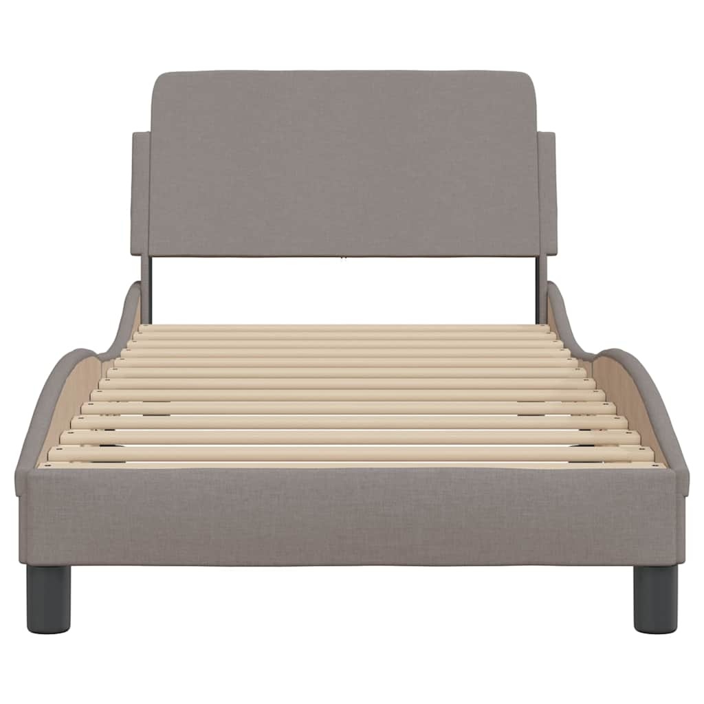 vidaXL Bedframe Taupe - 40% Korting - 80x200 cm - Geretourneerd