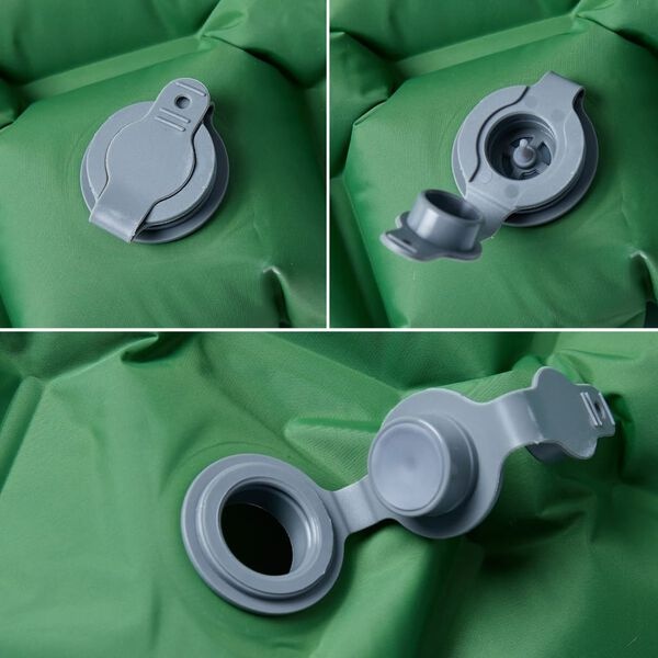 vidaXL Kampeermatras 190x58x6cm (1 pers.) Groen - 62% Korting!