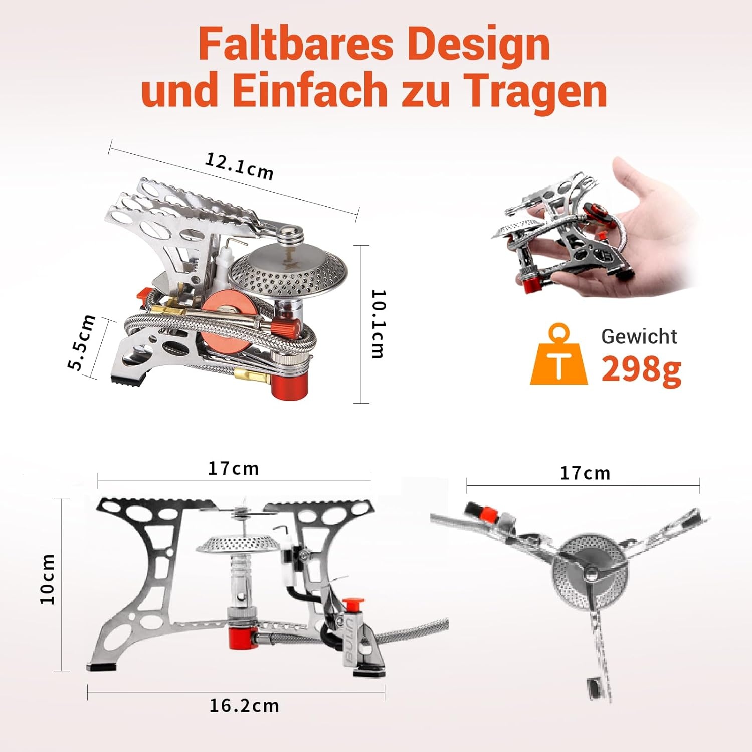 Bulin Campingkooktoestel - Ultralicht & Opvouwbaar - 26% Korting!
