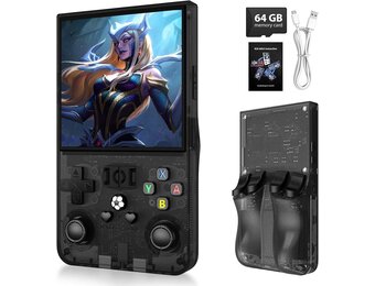 Draagbare Retro Gameconsole R36MAX | 4" HD IPS | 18.000+ Games | 27% Korting