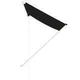 VidaXL Luifel Uittrekbaar 100x150 cm Antraciet | 37% Korting