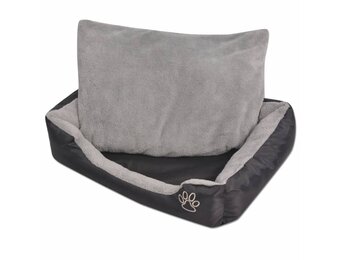 vidaXL Hondenbed XL Zwart - 32% Korting! Gewatteerd Kussen