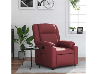 vidaXL Fauteuil Kunstleer Wijnrood - 54% Korting