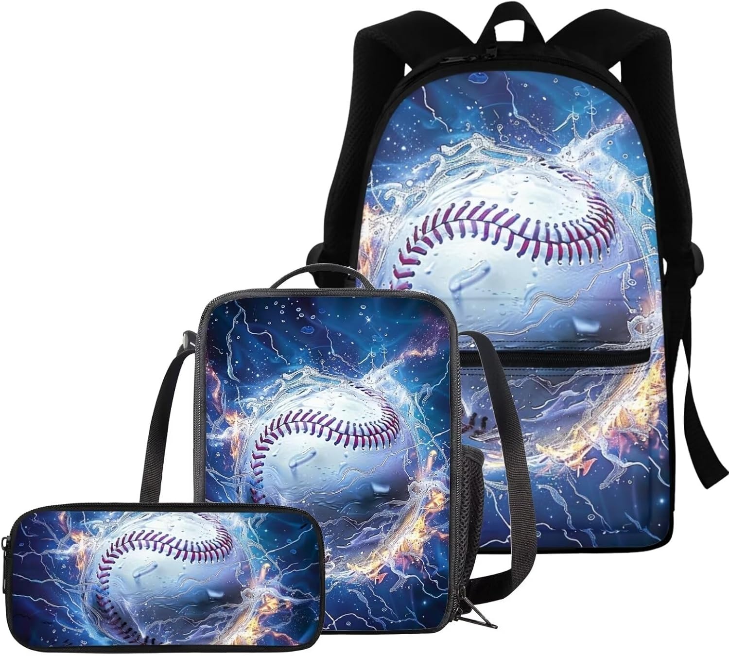 Chaqlin Rugzak Set (3-delig) - Basketbal Thema - -8% Korting!