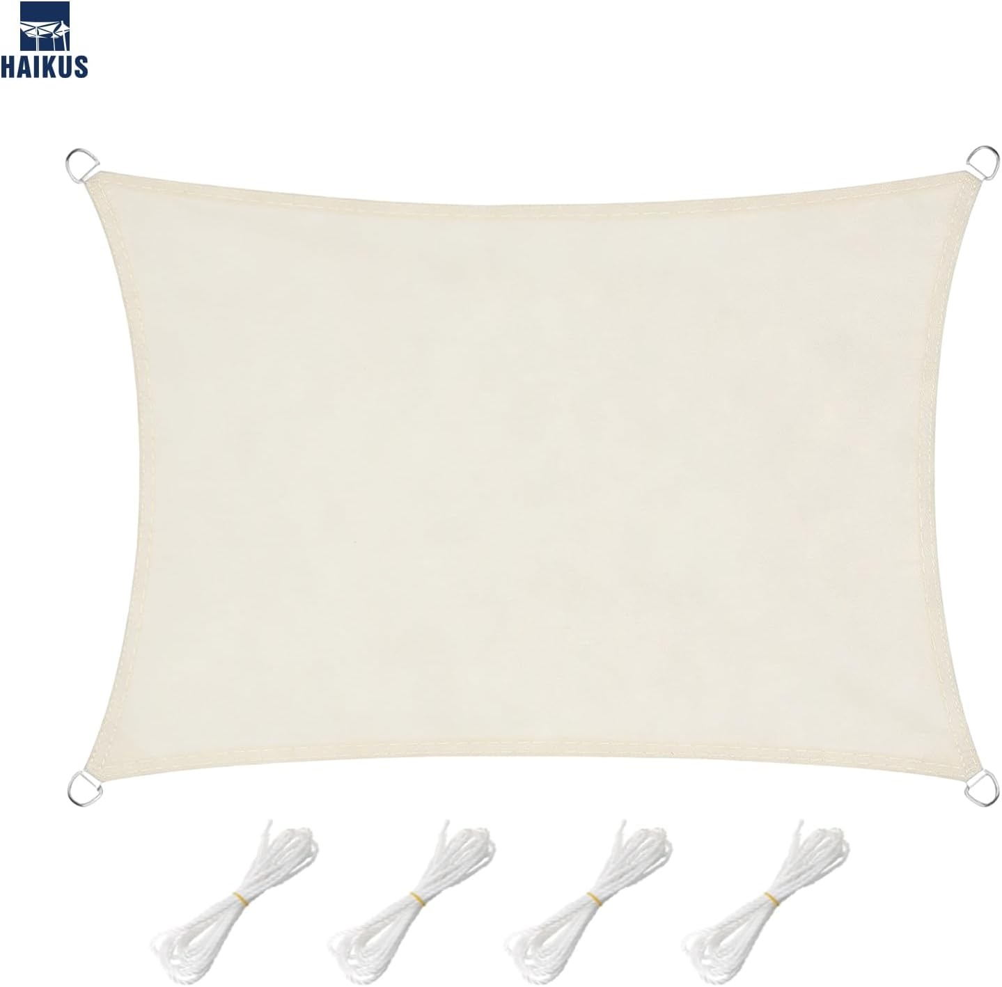 HAIKUS Zonnezeil (4x6m, Crème) - 36% Korting