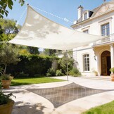 HAIKUS Zonnezeil (4x6m, Crème) - 36% Korting