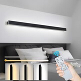 Dimbare LED Wandlamp Zwart 120cm - 44W - Incl. Afstandsbediening - 29% Korting
