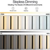 Lange LED Wandlamp Buiten - Dimbare Verlichting met Afstandsbediening - 29% Korting!