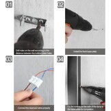 Lange LED Wandlamp Buiten - Dimbare Verlichting met Afstandsbediening - 29% Korting!