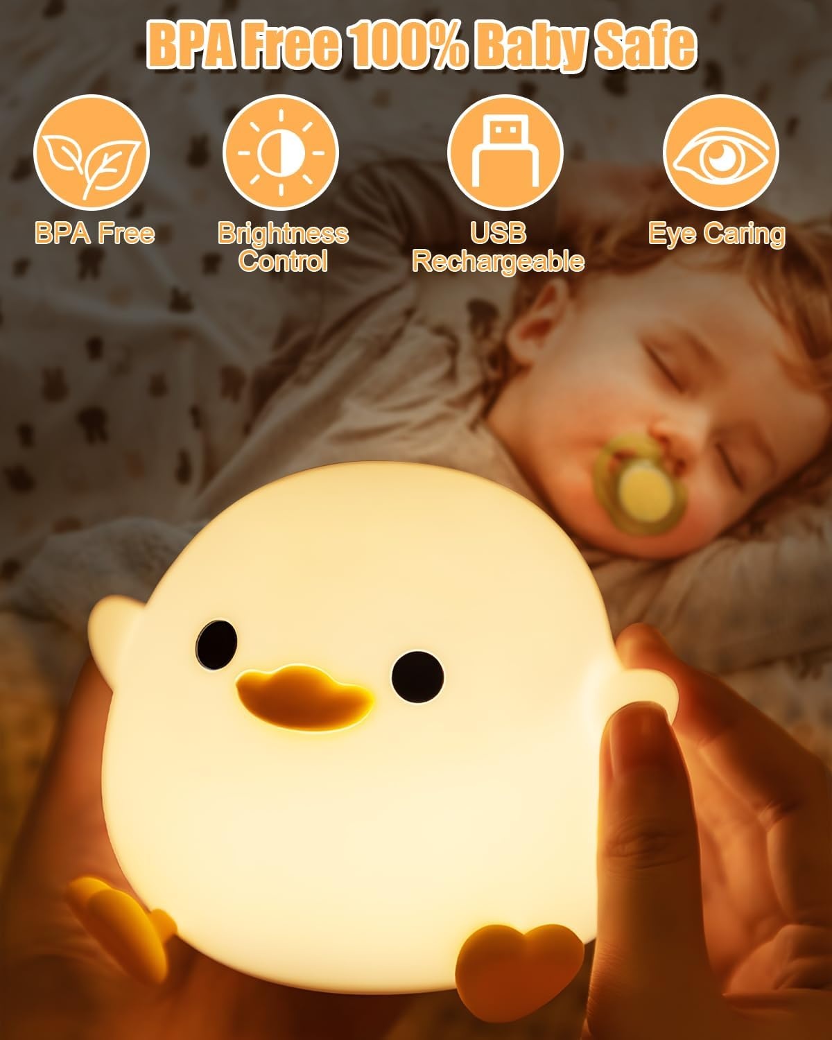 DoDo Duck Nachtlampje - Slaapcomfort voor Kinderen - 23% Korting!