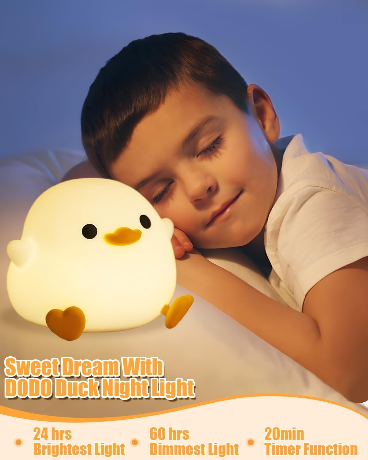 DoDo Duck Nachtlampje - Slaapcomfort voor Kinderen - 23% Korting!