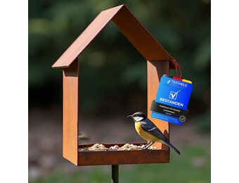 Vogelhuis met Standaard - Weerbestendig Metaal (120cm) - 30% Korting