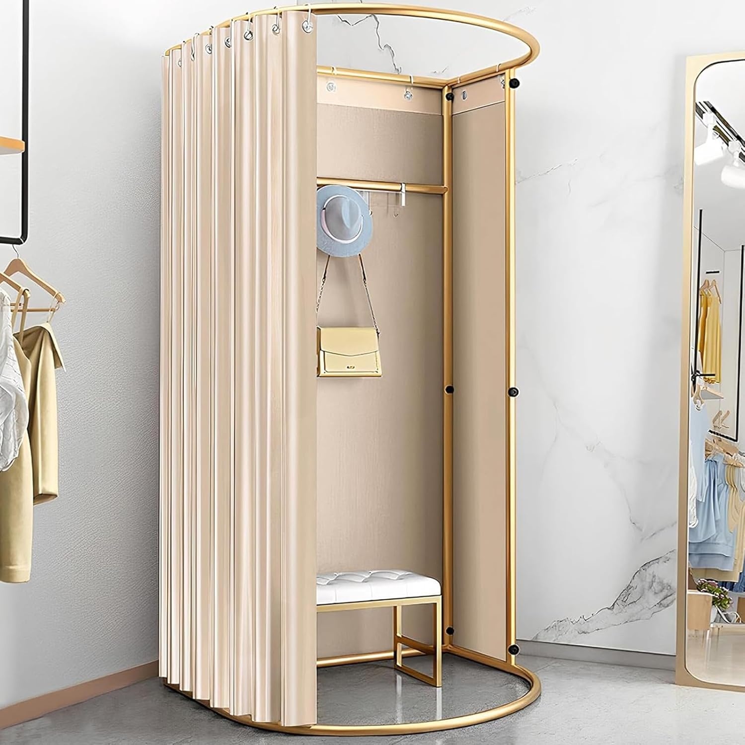 Draagbare Kleedkamer Beige (200x100x95cm) - 59% Korting