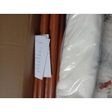 vidaXL Windscherm 5-panelen - 600x120 cm - Zandwit (52% Korting!)