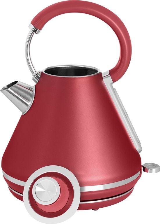 ECG RK 1708 Tradizione Corsa Waterkoker - Rood - 44% Korting!