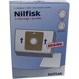 Nilfisk Stofzakken Bravo Serie - 5 stuks - Nu 46% korting!