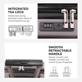 Aerolite Expandable 55x40x20cm to 55x40x23cm Ryanair Priority Wizz Air Priority & More Max Size Lightweight Hard Shell Carry On Hand Cabin Luggage Suitcase 55x40x20 55x40x23, 2-Wheels