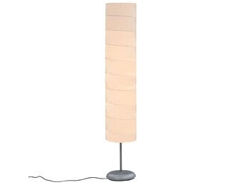 vidaXL Vloerlamp met standaard E27 121 cm wit