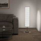 vidaXL Vloerlamp met standaard E27 121 cm wit