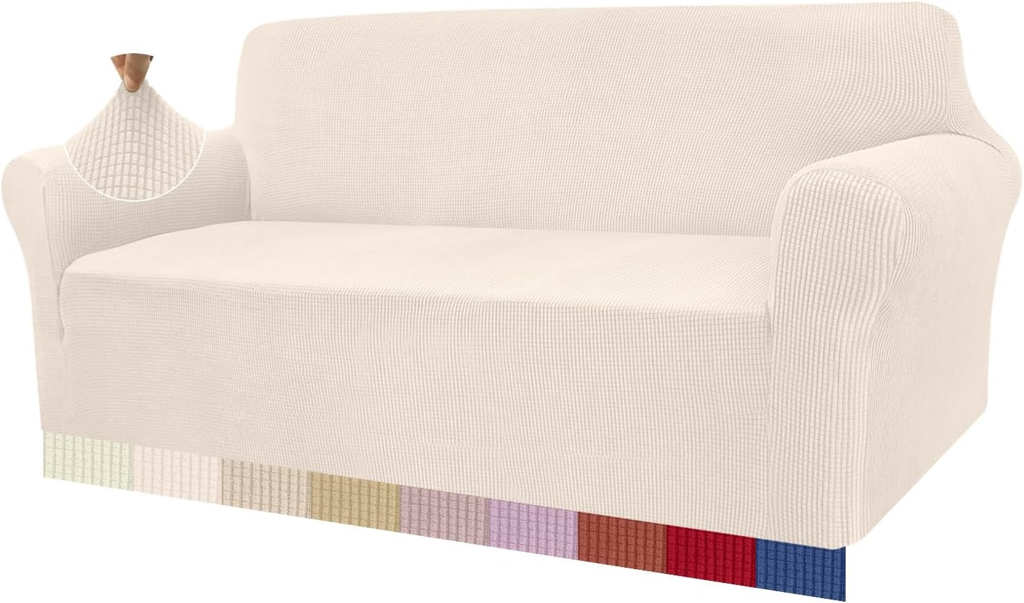 Granbest Hoogwaardige Stretch Sofabezug - 3-zits - Lichtbeige (27% Korting)