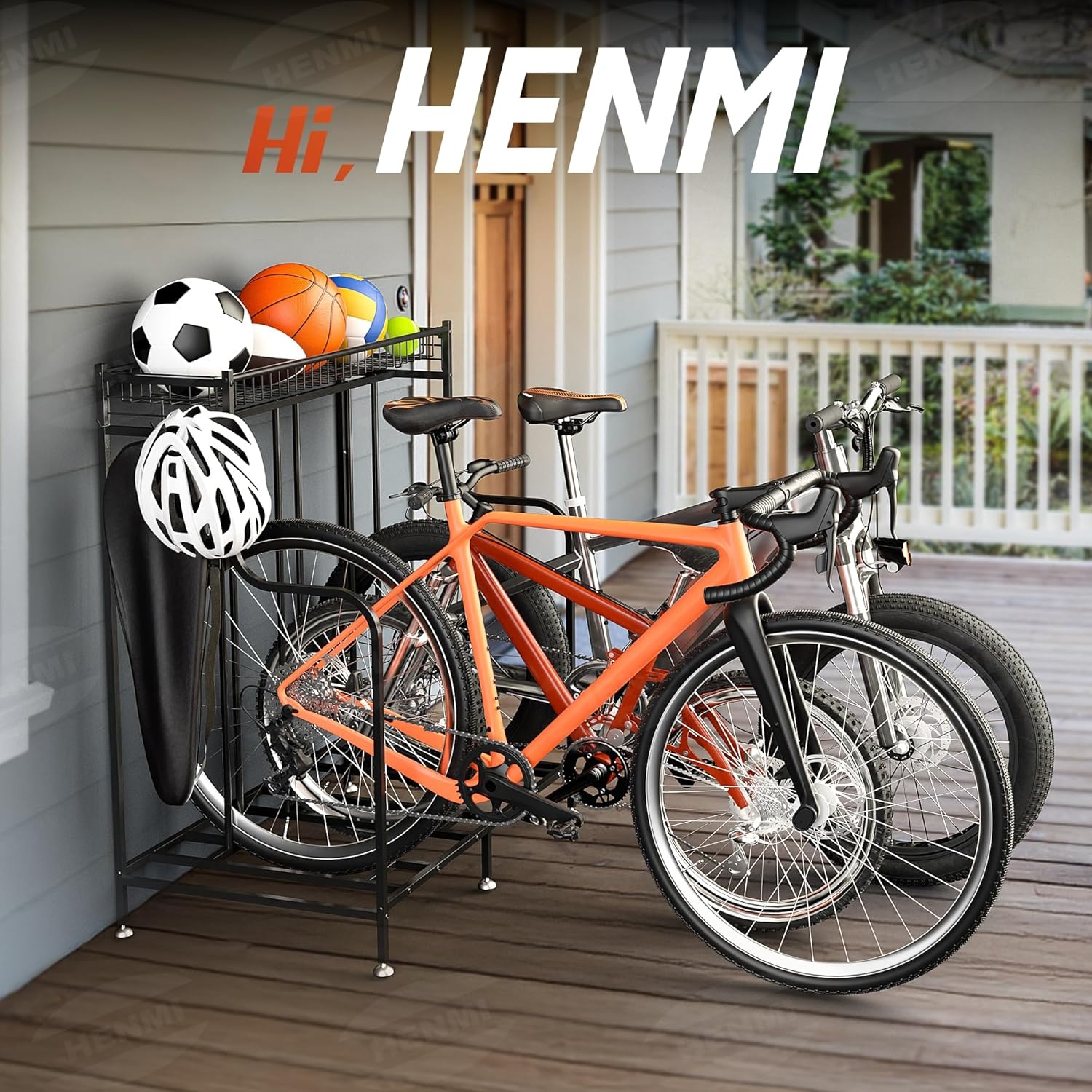 HENMI Fietsstandaard - 3 Fietsen | Opslag & Organisatie | Nu 27% Korting!