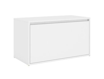 vidaXL Halbankje Wit Bewerkt Hout - 58% Korting