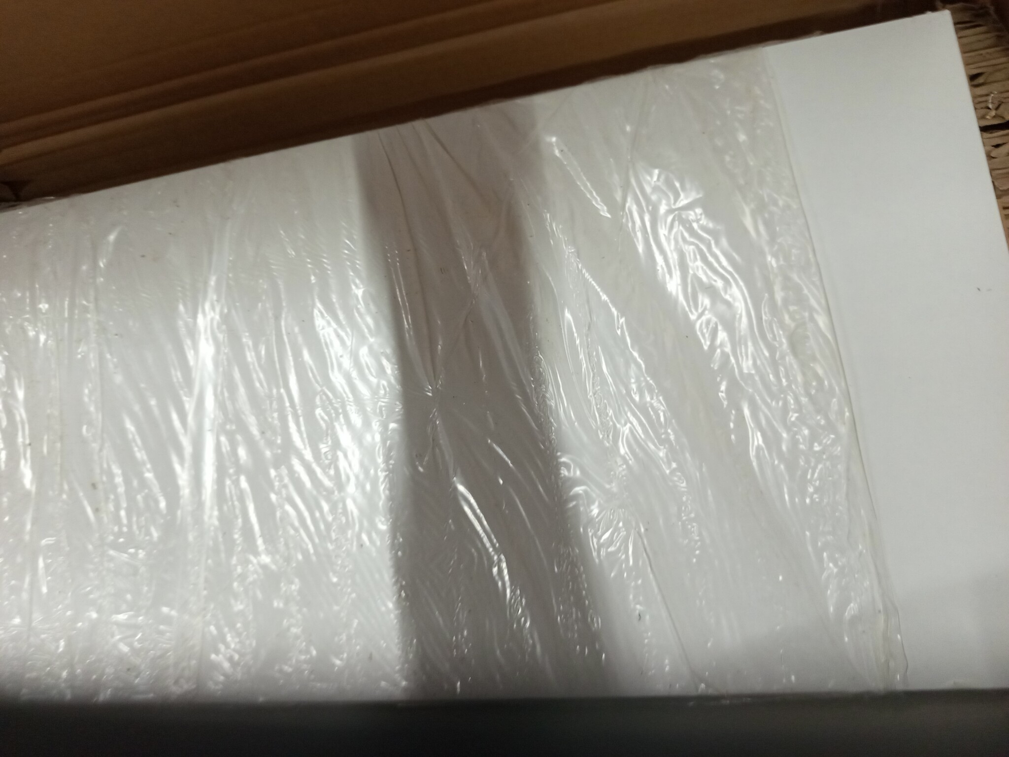 vidaXL Halbankje Wit Bewerkt Hout - 58% Korting