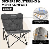 KingCamp XXL Campingstoel - Comfort & Lichtgewicht - 28% Korting!