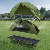 Night Cat 1-Persoons Tent met Bed - 29% Korting