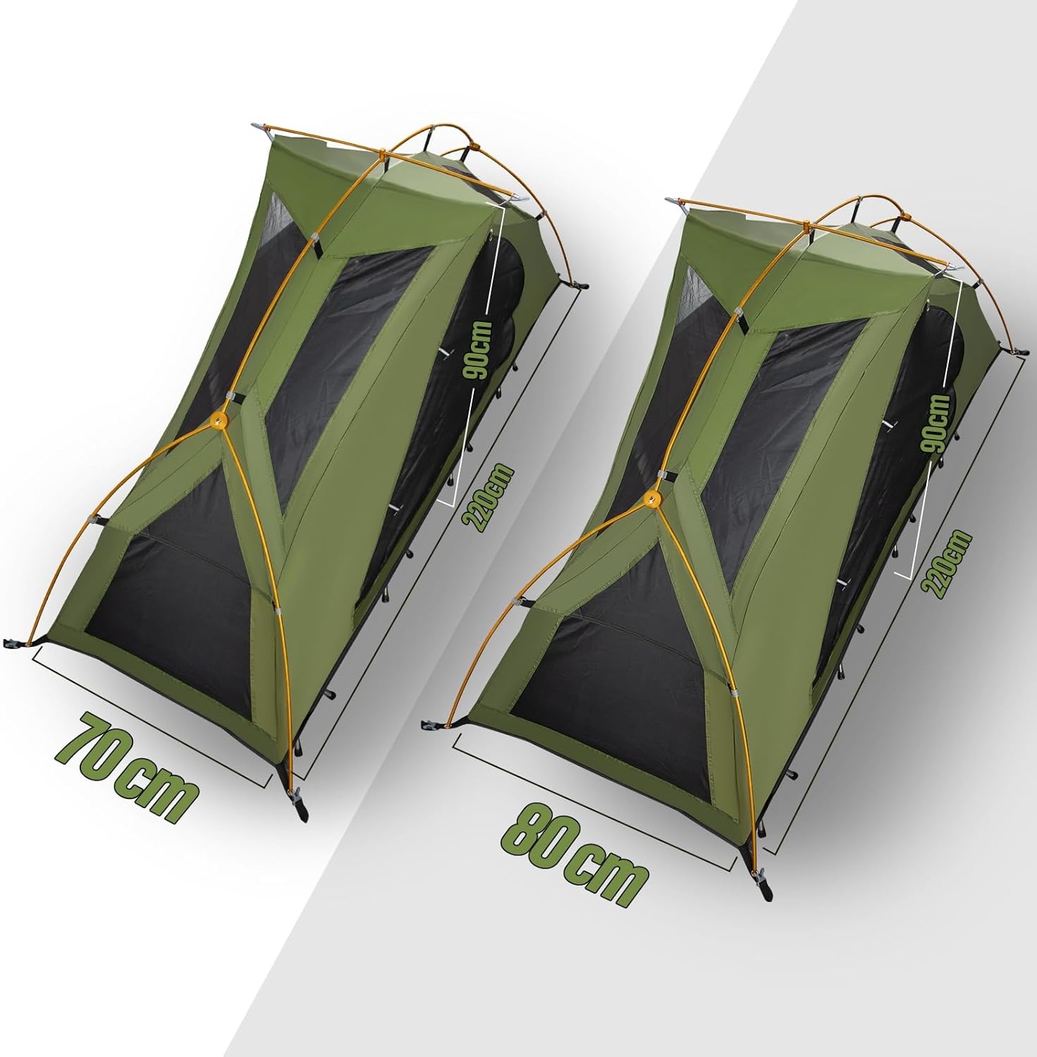 Night Cat 1-Persoons Tent met Bed - 29% Korting
