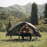 Night Cat 1-Persoons Tent met Bed - 29% Korting